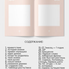 фотоальбом для девочки на годик
