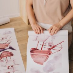 Интерьерная наклейка "КОРАБЛИ" для детской комнаты