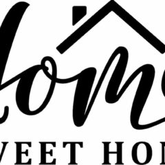 Интерьерная наклейка-надпись "HOME SWEET HOME"