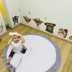 Интерьерная наклейка "ЛЕСНЫЕ ЗВЕРУШКИ" для детской комнаты