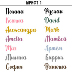 имена наклейки